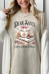 5000-E3205 Dear Santa Books Graphic Heavy Cotton Tee $9