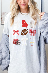 5000-E3080 Georgia Football Graphic Heavy Cotton Tee $9