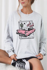 UL240P-E3098 Play Something Country Plus Long Sleeve Tee $17