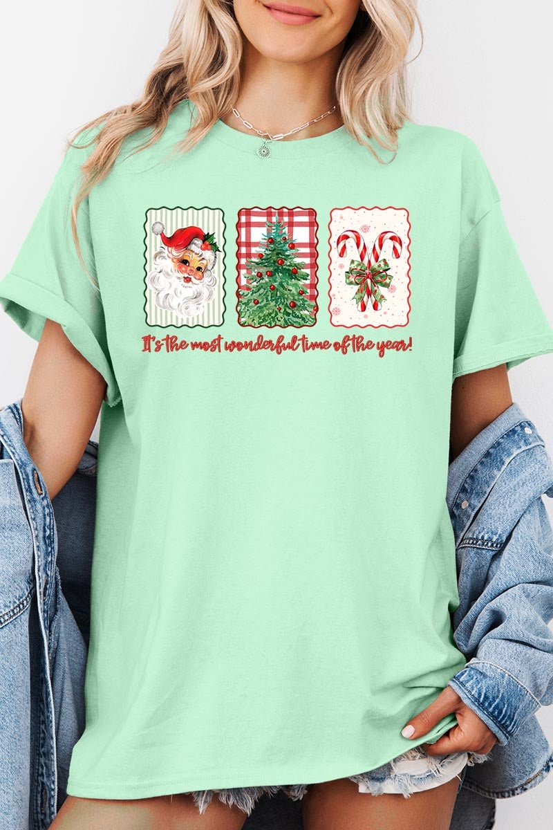 5000-E3201 Most Wonderful Time Graphic Heavy Cotton Tee $9