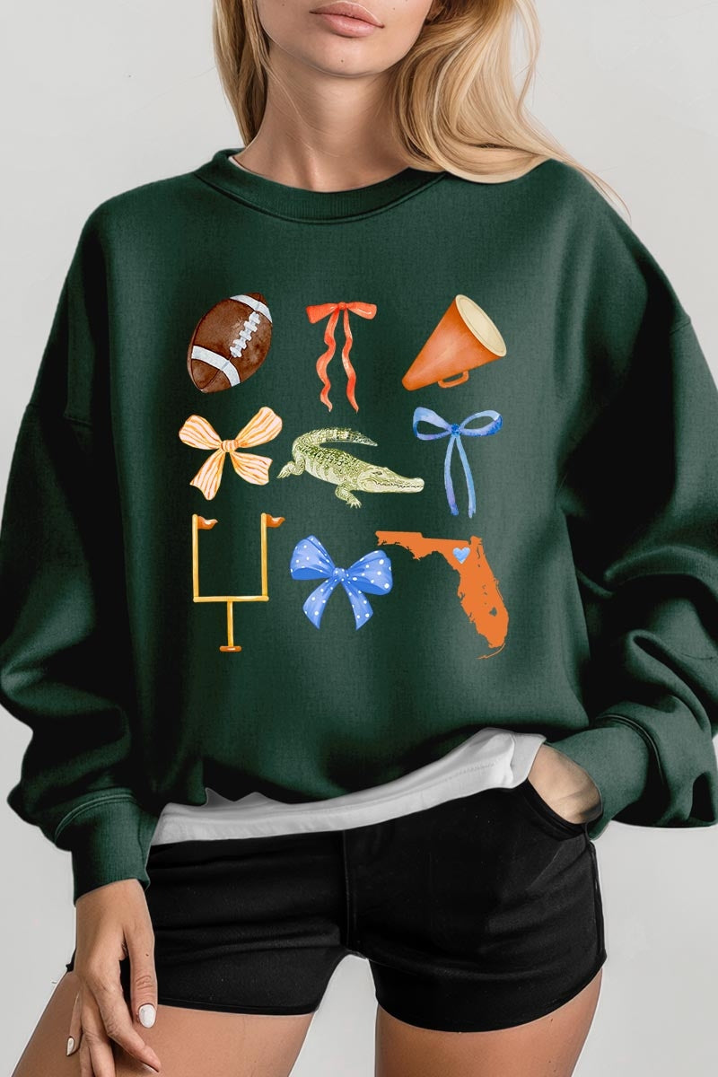 UL180-E3078 Florida Football Graphic Sweatshirt $20