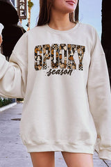 UL180P-E3105 Spooky Season Halloween Graphic Plus Sweatshirt $25