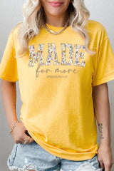 5000-E3068 Made for More Faith Graphic Heavy Cotton Tee $9