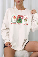 UL240P-E3201 Most Wonderful Time Graphic Plus Long Sleeve Tee $17