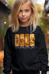 UL180B-E3169Z Give Thanks To The Lord Kids Graphic Sweatshirt $20