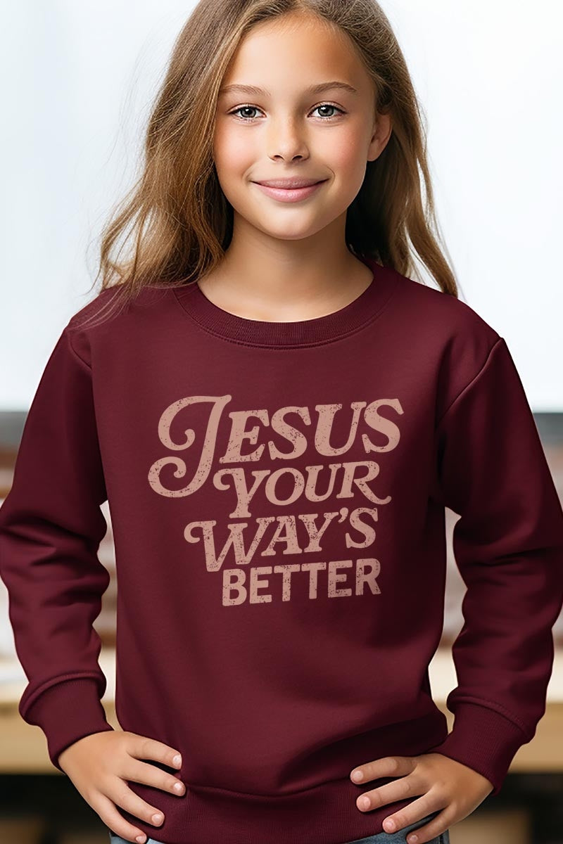 UL180B-E3114Z Christian Kids Graphic Sweatshirt $20