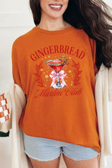 5000-E3216 Gingerbread Martini Club Graphic Heavy Cotton Tee $9