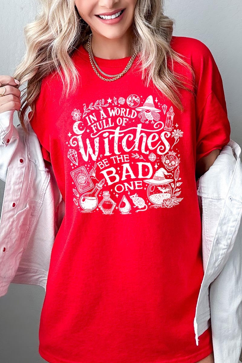 5000P-E3139 In a World of Witches Plus Heavy Cotton Tee $12.75