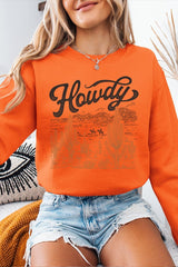UL180-E3095 Howdy Desert Western Graphic Sweatshirt $20