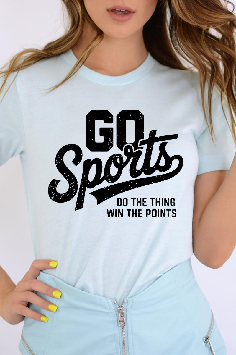 US3001-E3103 Go Sports Graphic Tee $12.5