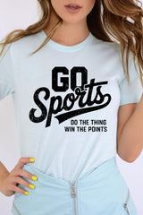 US3001-E3103 Go Sports Graphic Tee $12.5