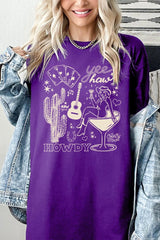 5000-E3097 Cowgirl Country Music Graphic Heavy Cotton Tee $9