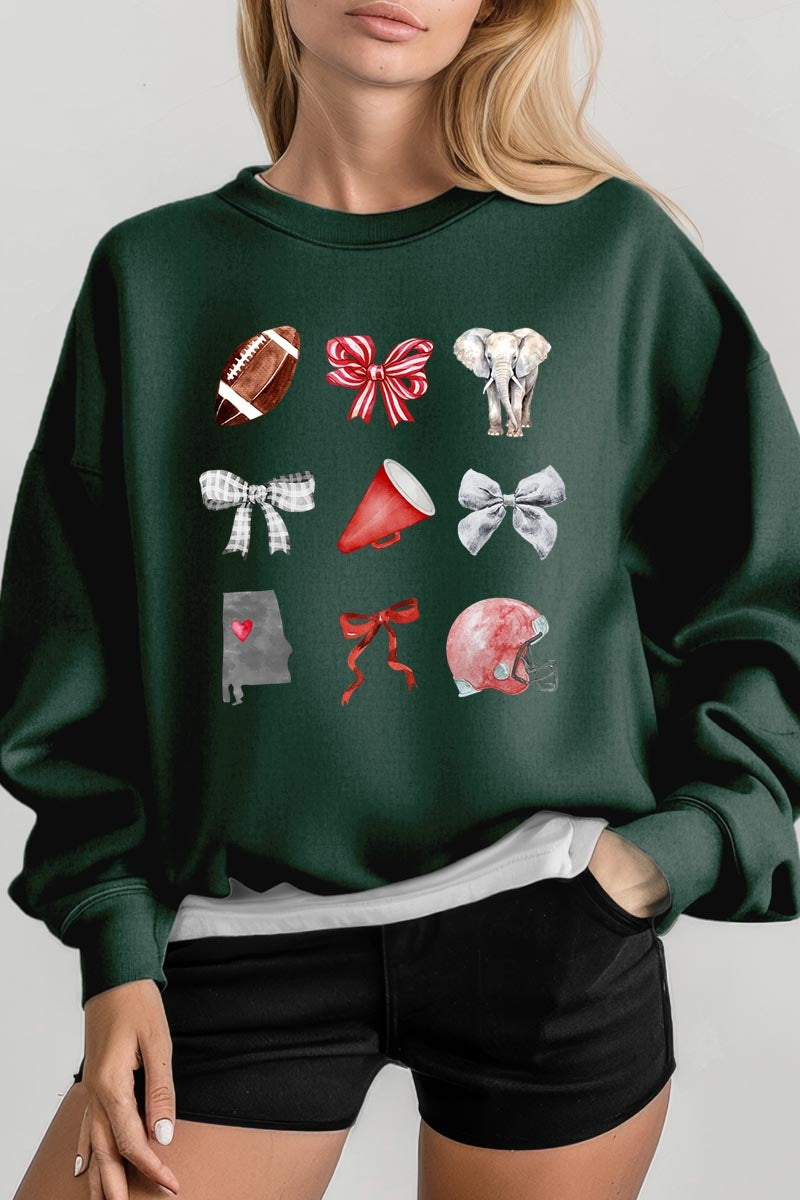 UL180-E3076 Alabama Football Graphic Sweatshirt $20
