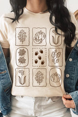 US3001-E3101 Autumn Graphic Tee $12.5