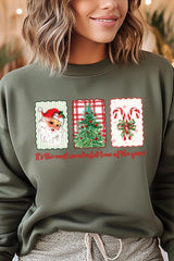UL180P-E3201 Most Wonderful Time Graphic Plus Sweatshirt $25