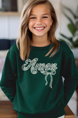 UL180B-E2843Z Amen Lace Kids Graphic Fleece Sweatshirt $20