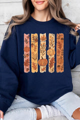 UL180P-E3110 Brushstroke Boho Fall Graphic Plus Sweatshirt $25