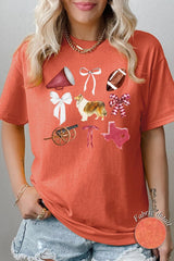 5000P-E3079 Texas Football Graphic Plus Heavy Cotton Tee $12.75