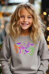 UL180B-E3109Z Spooky Halloween Kids Graphic Sweatshirt $20