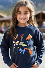 UL180B-E3078Z Florida Football Kids Graphic Sweatshirt $20
