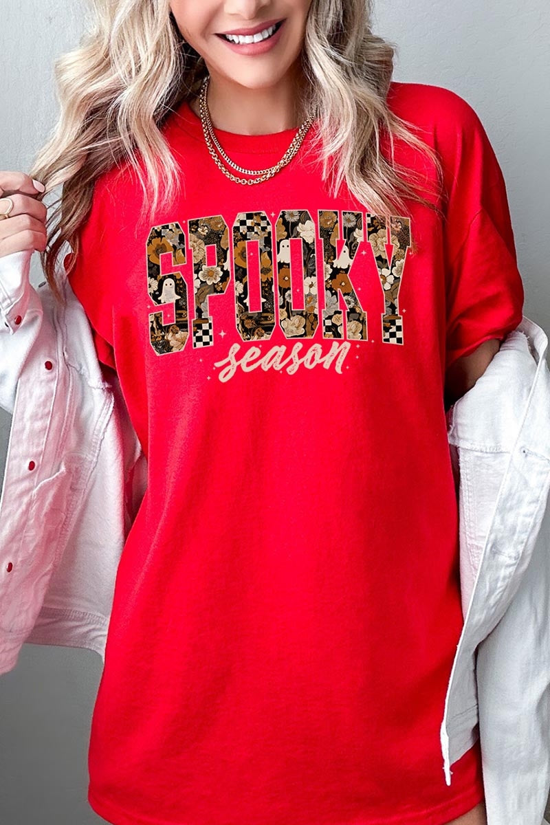 5000P-E3105 Spooky Halloween Graphic Plus Heavy Cotton Tee $12.75