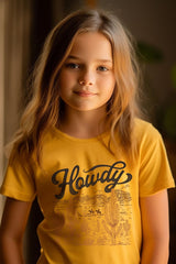 US3001Y-E3095Z Howdy Desert Western Kids Graphic Tee $11