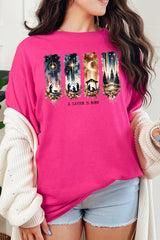 5000-E3204 Savior Is Born Nativity Graphic Heavy Cotton Tee $9
