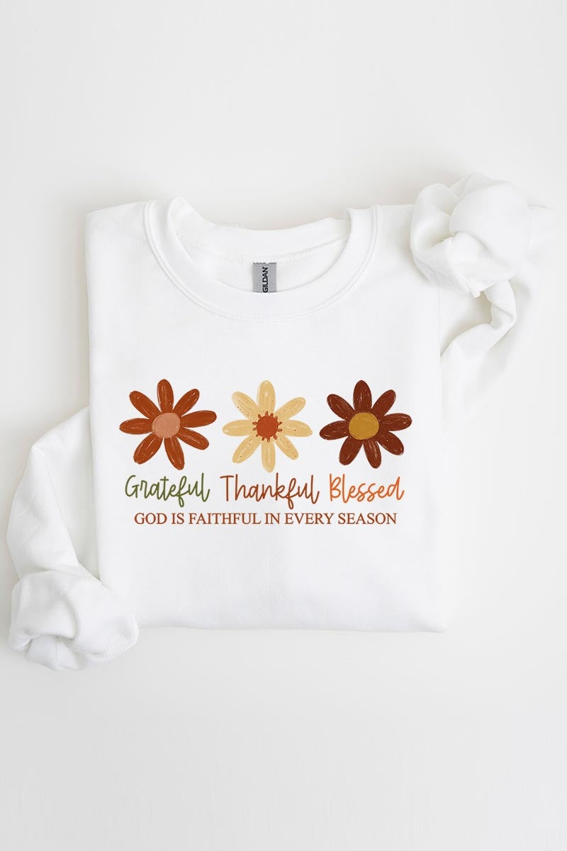 UL180P-E3165 Boho Fall Christian Graphic Plus Sweatshirt $25