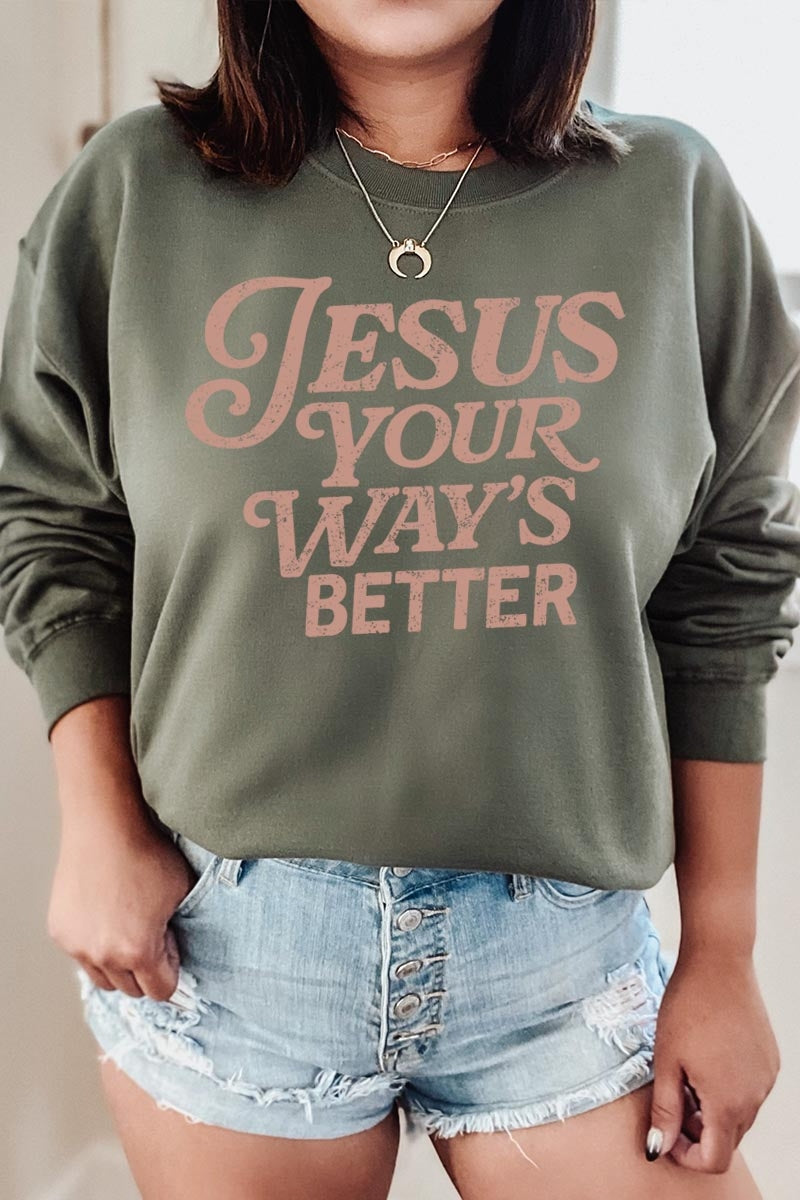 UL180-E3114 Christian Graphic Sweatshirt $20