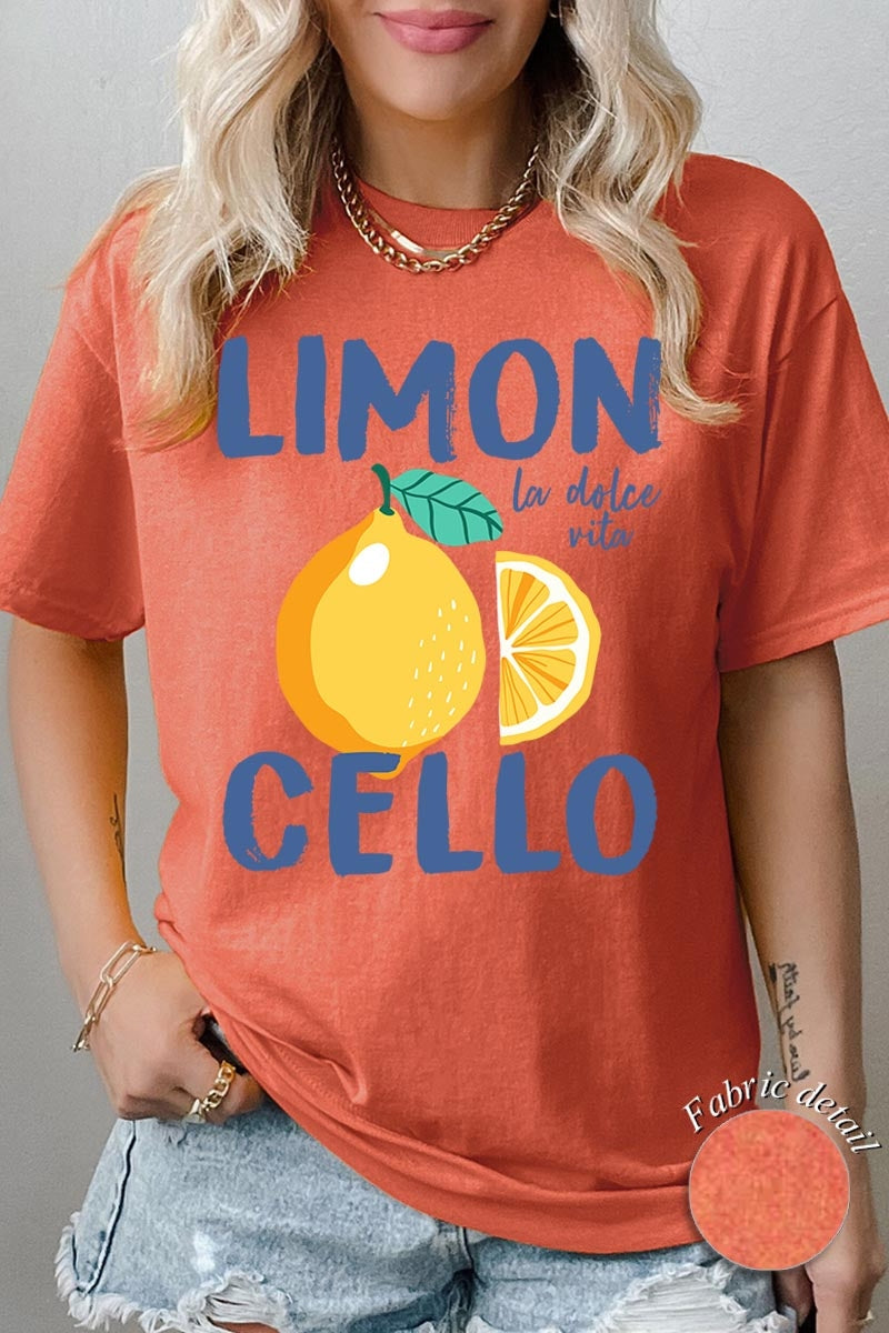 5000P-E3056 Limoncello Graphic Plus Heavy Cotton Tee $12.75
