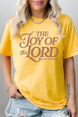 5000-E3179 Joy of the Lord Graphic Heavy Cotton Tee $9