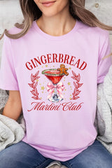 US3001-E3216 Gingerbread Martini Club Graphic Tee $12.5