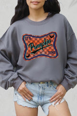 UL180P-E3144 Itu2019s pumpkin time Graphic Plus Sweatshirt $25