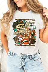 US3001-E3096 Vintage Western Collage Graphic Tee $12.5