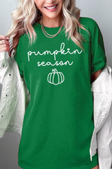 5000-E3152 Pumpkin Season Graphic Heavy Cotton Tee $9
