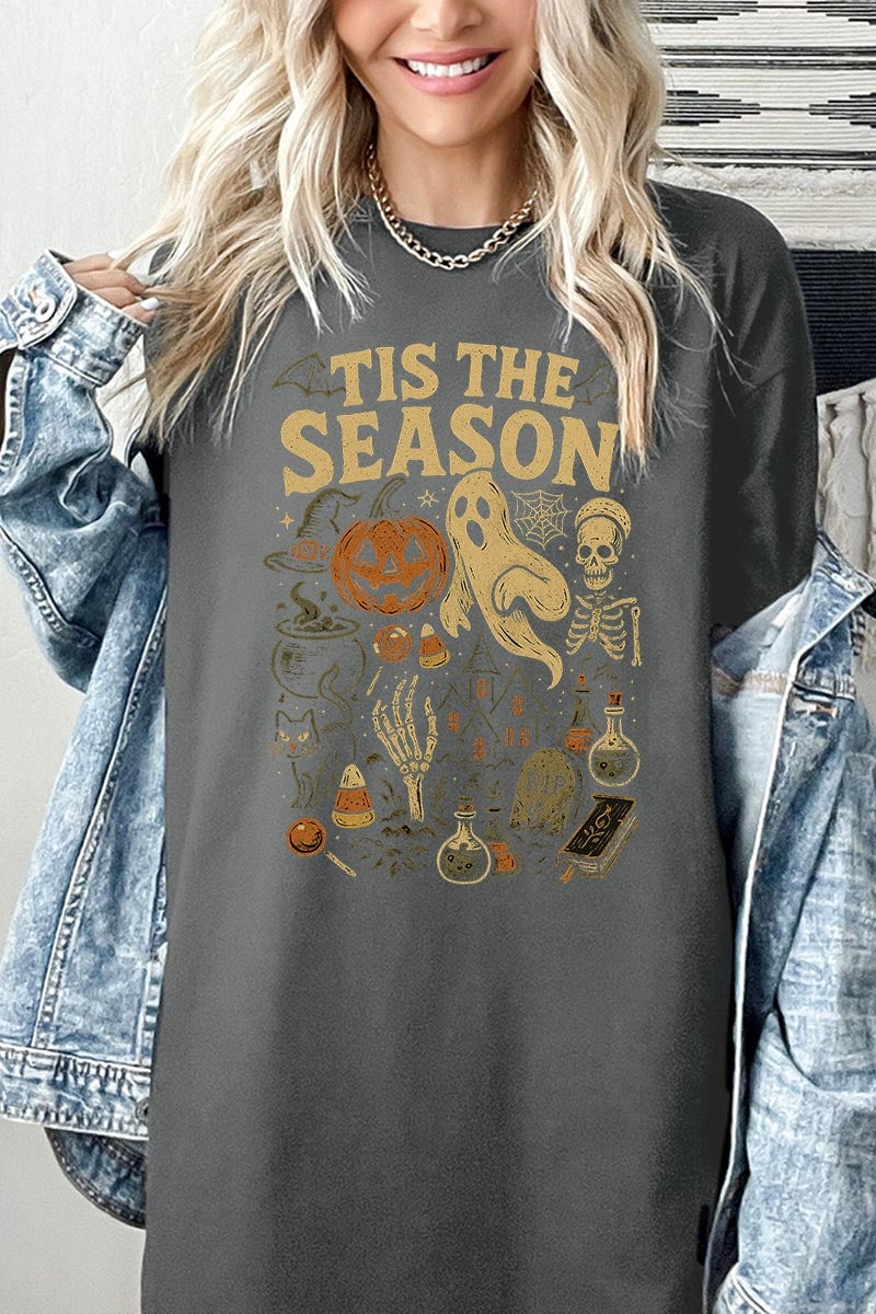 5000P-E3125 Tis The Season Halloween Plus Heavy Cotton Tee $12.75