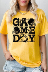 5000P-E3073 Distressed Game Day Graphic Plus Heavy Cotton Tee $12.75