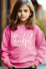 UL180B-E3170Z Thankful Kids Graphic Sweatshirt $20