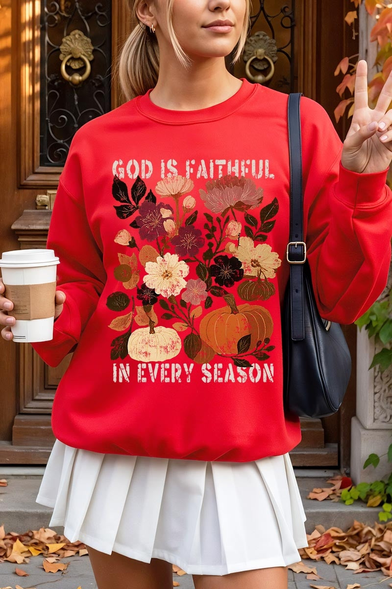 UL180-E3171 Faithful In Every Season Graphic Sweatshirt $20