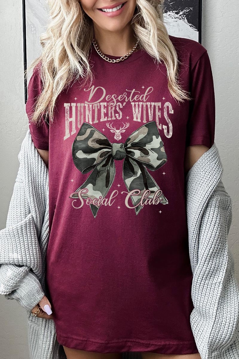 US3001P-E3193 Huntersu2019 Wives Social Club Graphic Plus Tee $16
