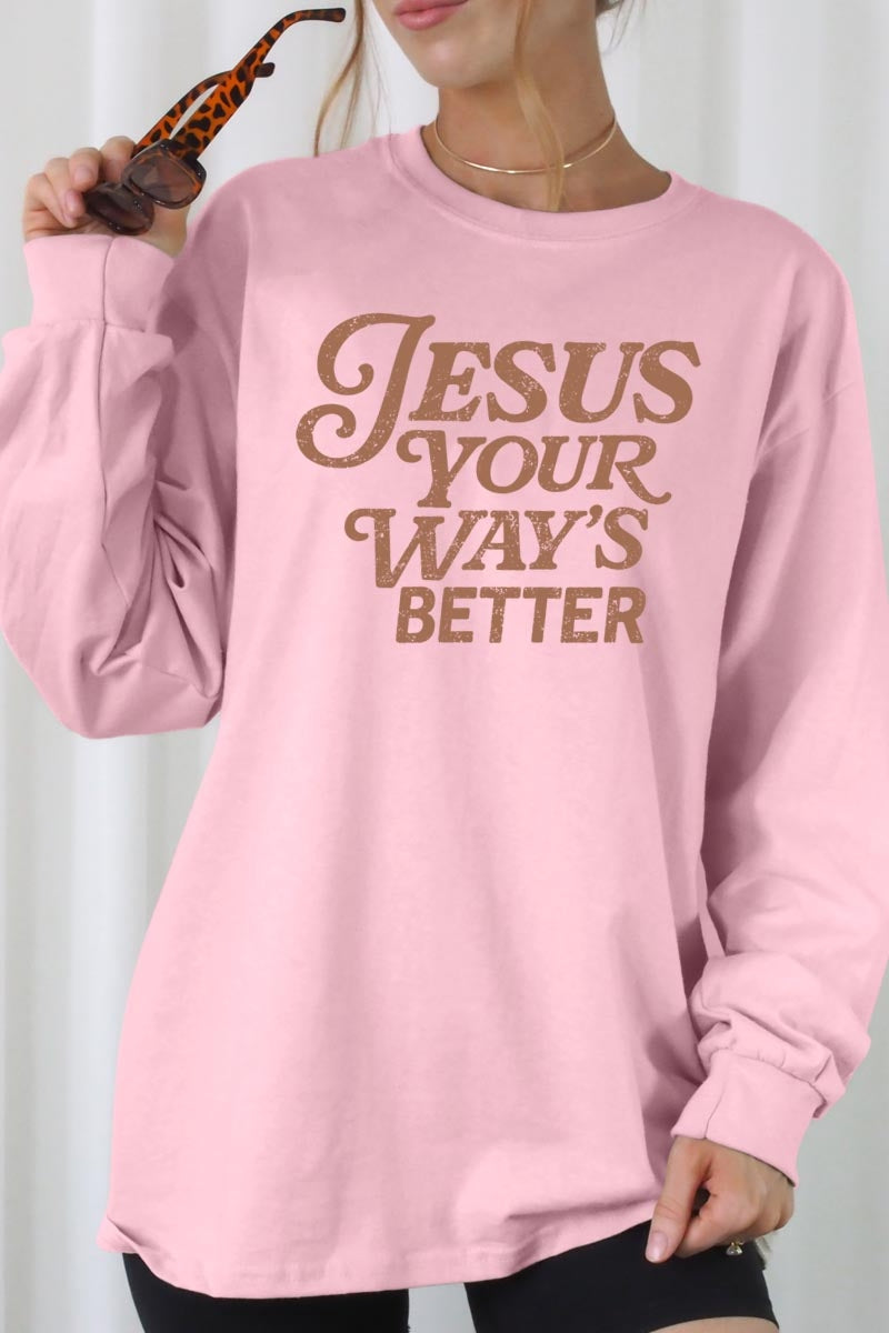UL240P-E3114 Christian Graphic Plus Long Sleeve Tee $17