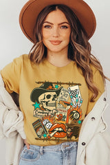 US3001-E3096 Vintage Western Collage Graphic Tee $12.5