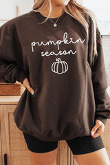 UL180P-E3152 Pumpkin Season Graphic Plus Sweatshirt $25