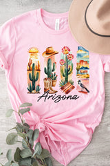 US3001-E3061AZ Arizona State Brushstroke Graphic Tee $12.5