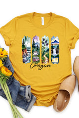 US3001P-E3061OR Oregon State Brushstroke Graphic Plus Tee $16