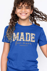 US3001Y-E3068Z Made for More Faith Kids Graphic Tee $11