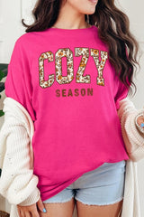 5000-E3082 Cozy Season Graphic Heavy Cotton Tee $9