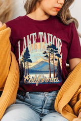 US3001P-E3059 Lake Tahoe Graphic Plus Tee $16