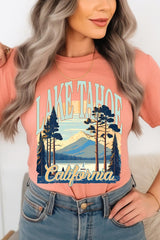 US3001-E3059 Lake Tahoe Graphic Tee $12.5