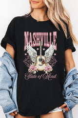 5000P-E3157 Nashville Rose Graphic Plus Heavy Cotton Tee $12.75